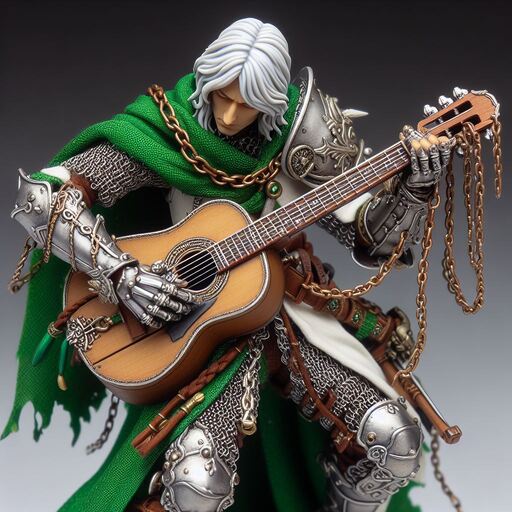 Bardo tocando la guitarra